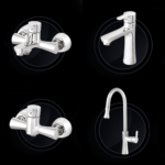 شیر سرویس بهداشتی-طارونه کروم - Image 2